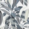 Tkanina Zasłonowa Satyna - avangardowe liście 190cm