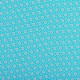 Tkanina Prato Rozetka Turkus z Lazurem