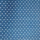 Tkanina Prato Groszki na Niebieskim