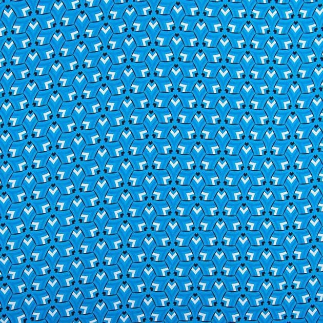 Tkanina Prato Mozaika Lazurowa