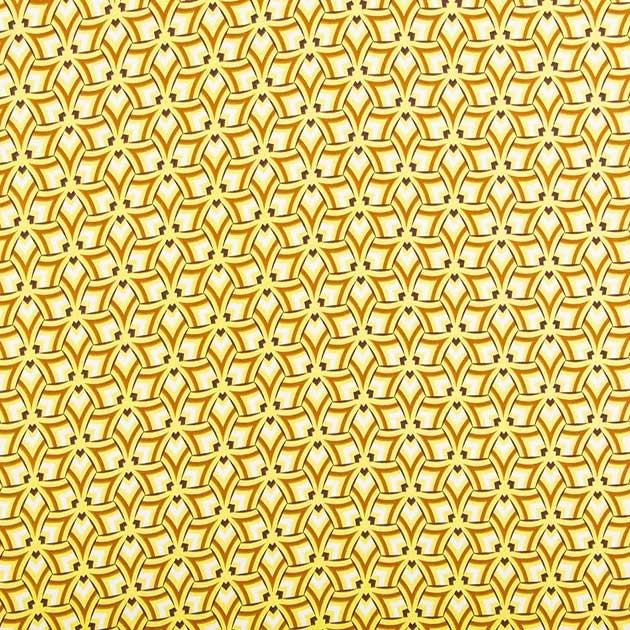 Tkanina Prato Mozaika Żółta