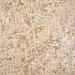 Cekiny na siatce skos beżowe