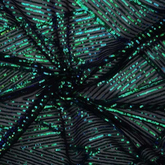 Cekiny w trójkaty disco