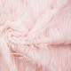 Dzianina Futerkowa włos 100mm pastel róż