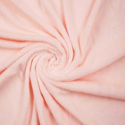 Dzianina Futerkowa włos 5mm róż blady