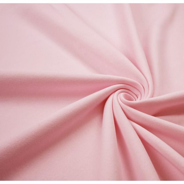 Dresówka drapana róż pudrowy