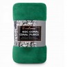 Koc z mikrofibry CORAL 150x200 ciemnozielony
