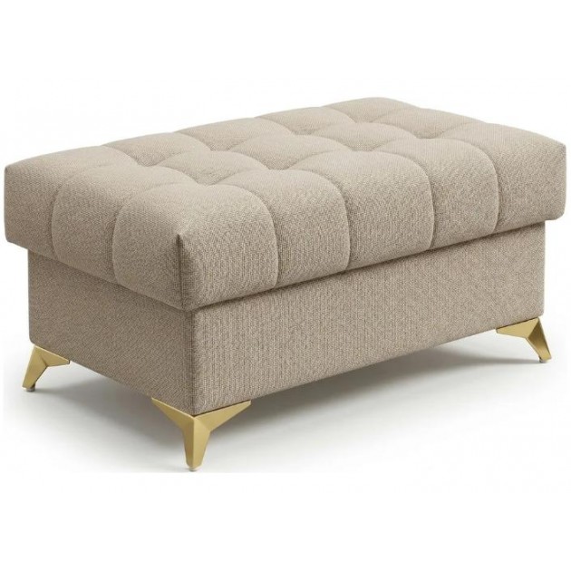 Pufa pikowana prostokątna