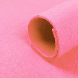 Filc cienki różowy grubość około 1,2 mm