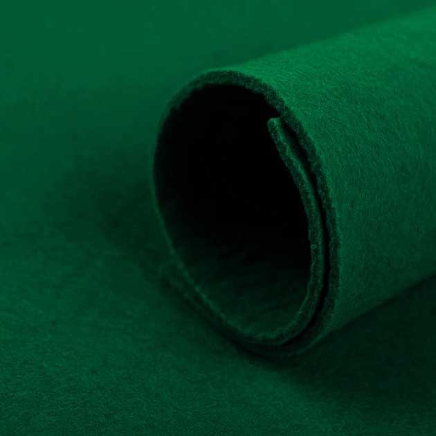 Filc gruby szmaragd grubość około 3 mm