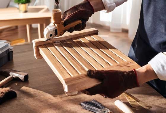 Jak odświeżyć drewniane meble olejowaniem lub woskowaniem.