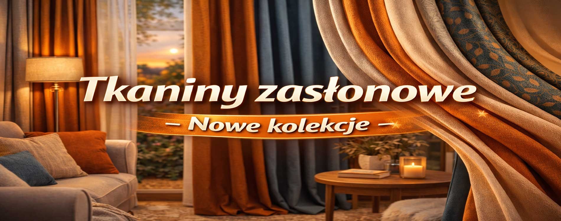 Tkaniny na zasłony